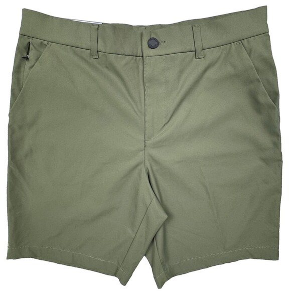 32 Degrees Cool Mens Size 32 Green Twill Tech Classic Shorts Pants Golf Casual - Picture 1 of 7